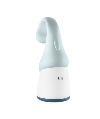 BEABA Veilleuse et lampe torche 2 en 1, nomade, rechargeable USB, longue autonomie 90h, Bleu perle