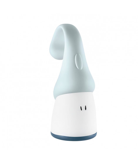 BEABA Veilleuse et lampe torche 2 en 1, nomade, rechargeable USB, longue autonomie 90h, Bleu perle