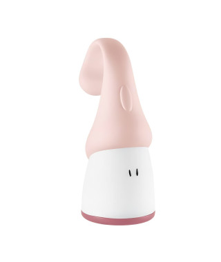 BEABA Veilleuse et lampe torche 2 en 1, nomade, rechargeable USB, longue autonomie 90h, Rose dragée