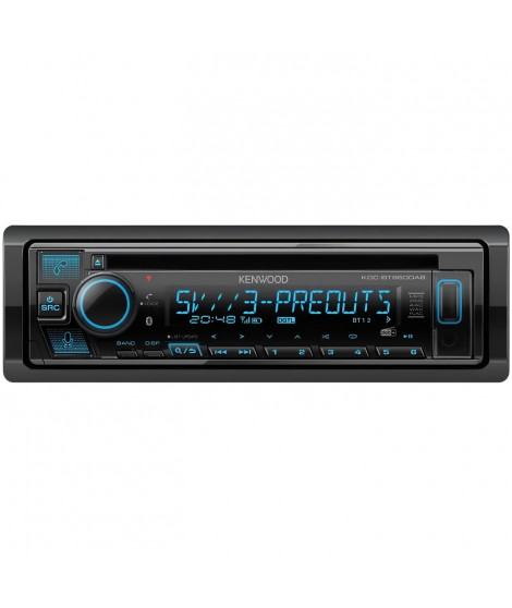 Autoradio KENWOOD KDC-BT960DAB - CD - USB - Bluetooth - iPhone - DAB+ - KDC