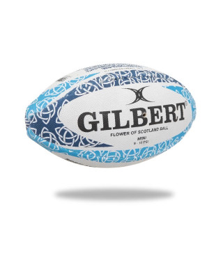 GILBERT Ballon de rugby MASCOTTES - Ecosse Flower of Scotland - Taille Mini