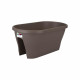 ELHO Bac de balcon Corsica Flower Bridge 60 - Taupe - Extérieur & Balcon - L 29,6 x W 58 x H 24 cm