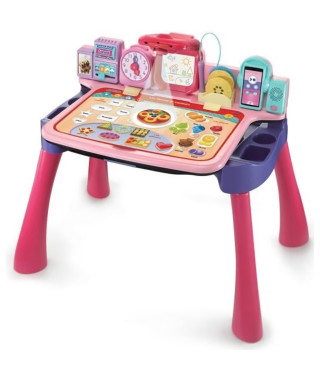 Magi Bureau Interactif 5 en 1 - VTECH - Rose - 28 images - 3 ans et plus