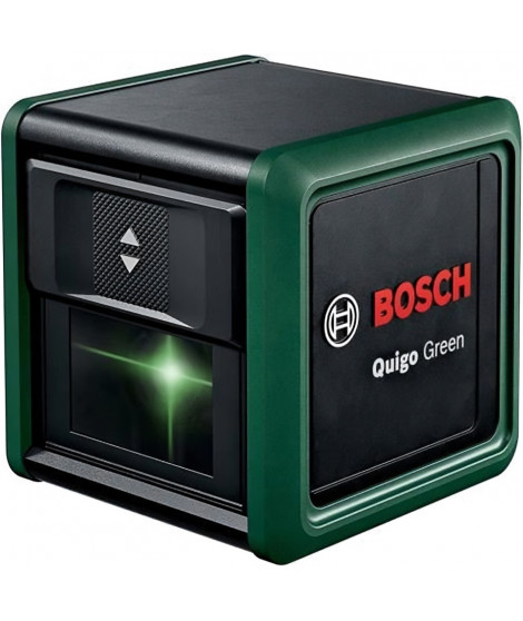 Laser lignes Bosch - Quigo Green - Technologie faisceau vert - Portée 12m