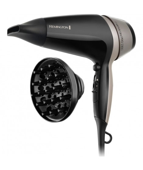 REMINGTON D5715 Seche-Cheveux Professionnel Ionique Thermacare 2300W, Grille Céramique, Chaleur Homogene