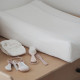 BEABA, Housse pour Matelas a Langer Sofalange, 100% Coton Nid d'abeille, Eponge Moelleuse - Blanc