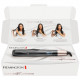 Remington S6606 Fer a Lisser, Fer a Boucler, Lisseur, Boucleur Curl Confidence Advanced Cermaic, Tourmaline, Antistatique