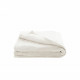 DOUX NID Couverture Microdoux - 100 x 150 cm - Uni - 320 g/m² - Microfibre - Ecru