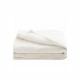 DOUX NID Couverture Microdoux - 100 x 150 cm - Uni - 320 g/m² - Microfibre - Ecru