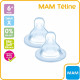 MAM Accessoires pour Biberons Tétine Silicone +6m Débit X Ultra Rapide 2 unités