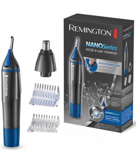 Remington NE3850 Tondeuse Visage Antibactérienne Hypoallergénique Nano Serie pour Nez et Oreilles