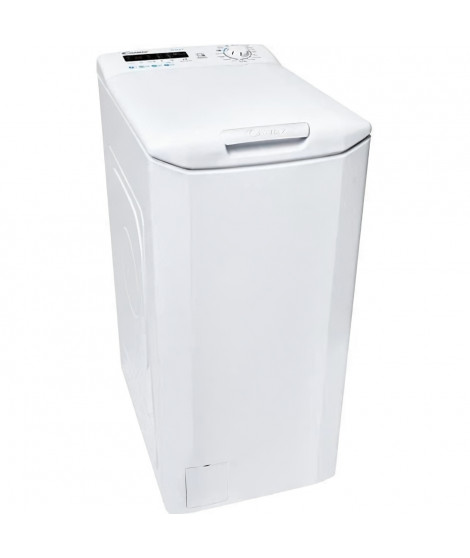 Lave-linge top CANDY CST 272DE/1-47 - 7 kg - L50cm - 1200 trs/min - connecté - Blanc