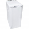 Lave-linge top CANDY CST 272DE/1-47 - 7 kg - L50cm - 1200 trs/min - connecté - Blanc