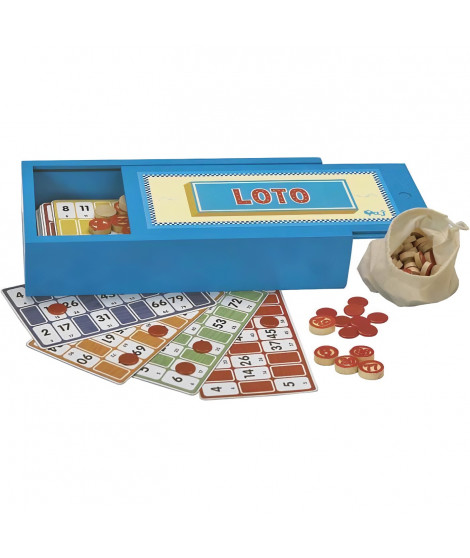 L'ARBRE A JOUER - 66330 - JEU DE LOTO - COFFRET EN BOIS