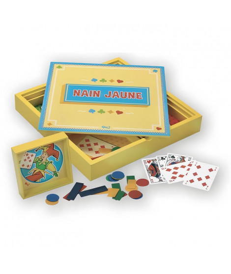 L'ARBRE A JOUER - 66320 - JEU DU NAIN JAUNE - COFFRET EN BOIS