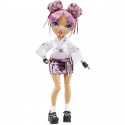 Rainbow High S4 - Poupée mannequin 27cm Lila Yamamoto (Mauve) - 2 tenues et accessoires - a partir de 6 ans