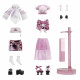 Rainbow High S4 - Poupée mannequin 27cm Lila Yamamoto (Mauve) - 2 tenues et accessoires - a partir de 6 ans