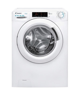 Lave-linge hublot CANDY CS1410TXME/1-47 - 10 kg - Induction - Classe A - 1400 trs/min - Connecté - Programmes rapides - Blanc