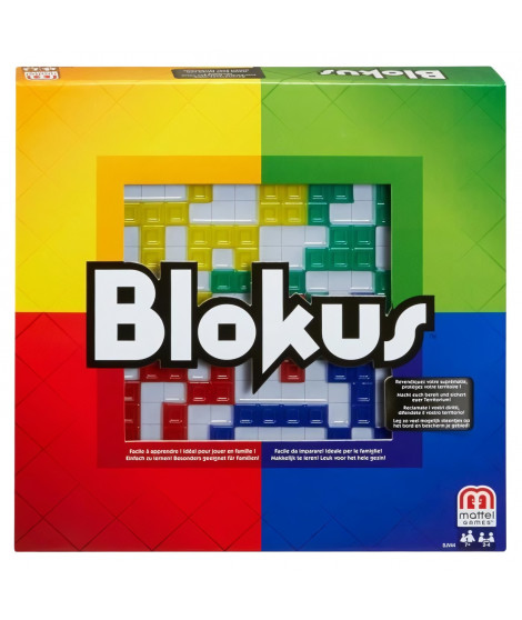 Mattel Games - Blokus - Jeu de société et de stratégie - 2 a 4 joueurs - 7 ans et +