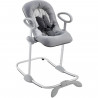 BEABA, Transat Up&Down III, réglable en hauteur, pour bébé et enfant, 3 positions d'inclinaison, Heather grey