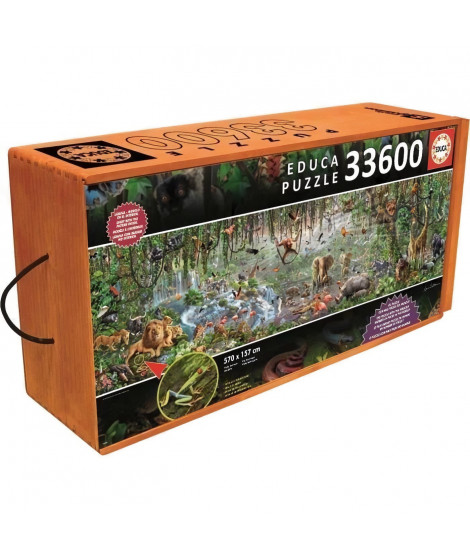 EDUCA Puzzle La Vie Sauvage 33600 Pieces