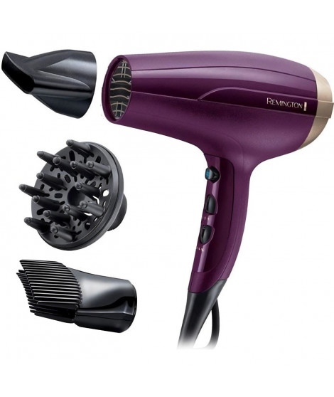 Remington D5219 Seche-Cheveux Your Style Ionique, Anti-Frisottis, 3 Températures, Ultra Performant 2300W