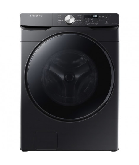 Lave-linge hublot SAMSUNG WF18T8000GV -  18 kg - 1100trs/min - Classe C - Noir