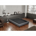 CREASOM SEQUOIA Sommier 160 x 200 cm - 14 lattes fixes - Gris