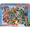 Puzzle 1000 pieces - Collage des héros Marvel - EDUCA