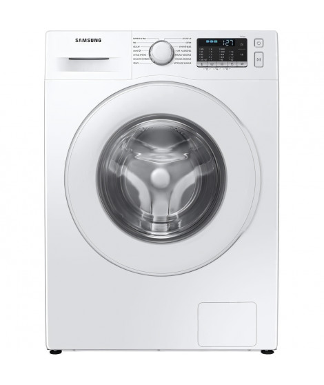 Lave-linge hublot SAMSUNG Ecobubble WW70TA046TT - 7 kg - Induction - 1400 trs/min - Programme Vapeur - Blanc