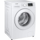 Lave-linge hublot SAMSUNG Ecobubble WW70TA046TT - 7 kg - Induction - 1400 trs/min - Programme Vapeur - Blanc