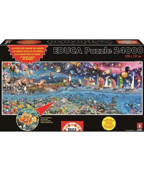 Puzzle La Vie 24000 Pieces - EDUCA - Tableaux et peintures - Multicolore - Adulte