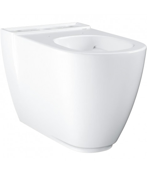 Cuvette WC a poser - GROHE - Essence - Sortie horizontale - Hauteur 41cm - Blanc alpin