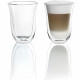 DELONGHI Lot de 2 tasses Latte Macchiato - 22 cl