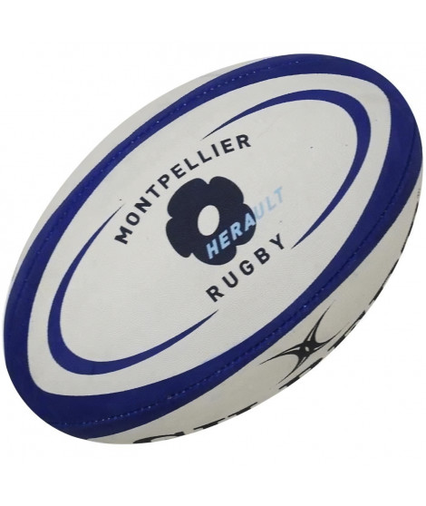 GILBERT Ballon de rugby REPLICA - Montpellier - Taille 5