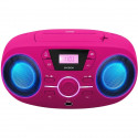 BIGBEN CD61RSUSB Lecteur Radio Cd Portable Usb Rose + Speakers Lumineux