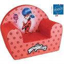 FUN HOUSE Miraculous Fauteuil club Lady Bug - l.52 x P.33 x H.42 cm - Pour enfant origine France garantie