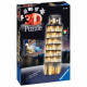 Puzzle 3D Tour de Pise illuminée - Ravensburger - 216 pieces - sans colle - avec LEDS couleur - Des 8 ans