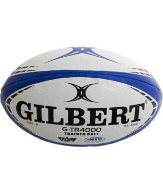 GILBERT Ballon de rugby taille 5 trainer, bleu marine