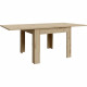 Table a manger extensible NUORI - Décor chene artisan - 6/8 personnes - L 96- 190 x l 95 cm