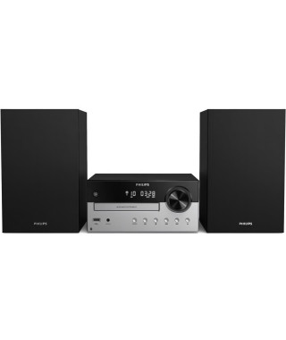 Micro-chaîne Hi-fi PHILIPS TAM4205 - 60W - Bluetooth - CD/MP3/USB/FM - Enceintes Bass Reflex