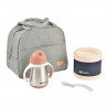 Set repas Beaba On-the-go Old Pink