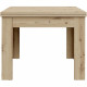 Table a manger extensible NUORI - Décor chene artisan - 6/8 personnes - L 96- 190 x l 95 cm