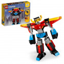 LEGO Creator 31124 Le Super Robot, Jouet 3 en 1 Robot Dragon Avion