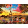 EDUCA Puzzle 3000 pieces Coucher De Soleil A Paris