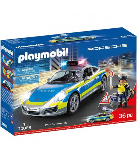PLAYMOBIL - 70066 - Porsche 911 Carrera 4S Police