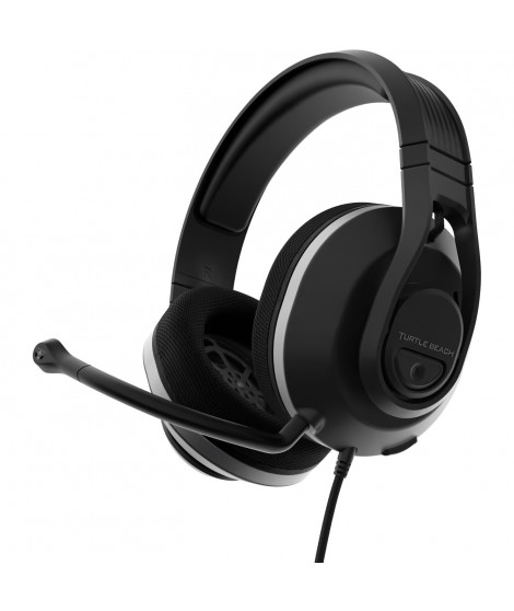 Casque gaming filaire multi-plateforme Turtle Beach Recon 500 Black - Haut-parleurs doubles 60 mm Eclipse