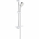 GROHE Ensemble de douche 3 jets Tempesta Cosmopolitan 27576002 - Barre de douche 60 cm - Limiteur de débit - Anti-calcaire - …