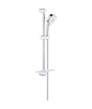 GROHE Ensemble de douche 3 jets Tempesta Cosmopolitan 27576002 - Barre de douche 60 cm - Limiteur de débit - Anti-calcaire - …