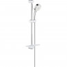 GROHE Ensemble de douche 3 jets Tempesta Cosmopolitan 27576002 - Barre de douche 60 cm - Limiteur de débit - Anti-calcaire - …